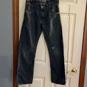 Vintage Levi’s-size 30-30-distressed slim, straight 514. Unisex.